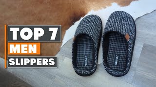 Top 7 Slippers for Men – Best Choices [upl. by Suaeddaht]