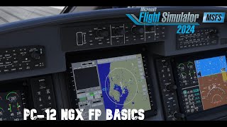 How to setup a flight plan in the PC12NGX MSFS24 [upl. by Otilegna]