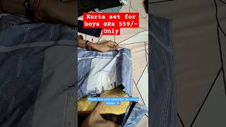 Kurta set for boys by misho review unboxing shorts [upl. by Yebba]