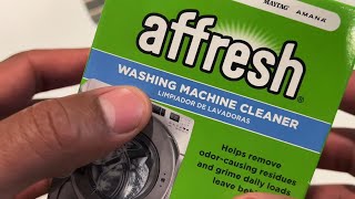 How to Use Affresh Washing Machine Cleaner [upl. by Guerra]