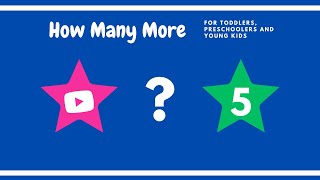 How Many More Math Video  Kiddos Creative  Learning Video for Kids [upl. by Jordanson]