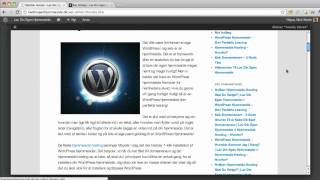 Lav Din Egen Hjemmeside  WordPress Intro [upl. by Kopans]