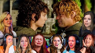 TOP quotYou Cant Leavequot Reactions The Lord of the Rings The Return of the King Movie Reaction [upl. by Yemane]