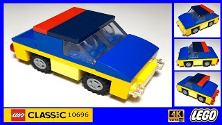 Lego Classic 10696 Tuğlaları ile Mini Lacivert Taxi Nasıl Yapılır [upl. by Nola]