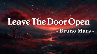 Bruno Mars Anderson Paak Silk Sonic  Leave The Door Open Lyrics [upl. by Lyon268]