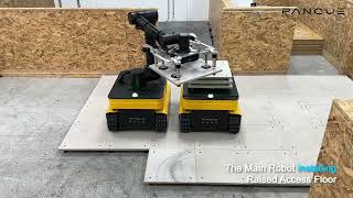 Robotic Floor Installation Solution for Raised Access Floor [upl. by Renat]