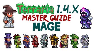 Best Terraria 14x Mage Guide Master Mode Mage Loadout Guide 140 to 143144 [upl. by Eelidnarb]