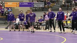 Loras College Wrestling vs Wartburg College 2112021 [upl. by Yllod]