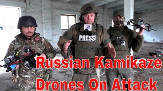 Russian Frontline Kamikaze Drones Attack Ukraine [upl. by Assiroc]