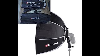 TRIOPO Octagon Softbox with Handle Soft Cloth [upl. by Elleval]