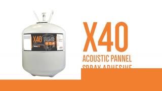 TensorGrip  X40  Acoustic Panel Adhesive [upl. by Levi]