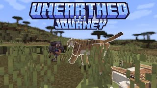 Prehistoric Beasts  Unearthed Journey Minecraft Mod Showcase 1201 [upl. by Riggs]