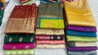 Small Damage Pattu Sarees Benaras Pattu Sarees Video 4🙏 [upl. by Eannyl]