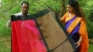 Cherukuru Handlooms Sarees Guntur District  Krishnamma Sogasulu  Krishna Pushkaralu Special [upl. by Nwahsyar]