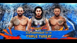 WWE2K19Ricochet vs MUSTAFA ALI vs Lio Rush  Triple Threat Match [upl. by Fira438]