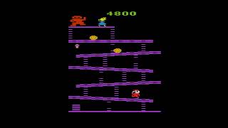 Donkey Kong by Atari for the Atari 2600 VCS [upl. by Leahcimnoj529]