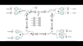 PSCAD simulation of MMC four terminal distribution network flexible straight actual engineering [upl. by Ehav994]