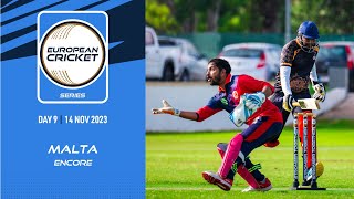 🔴 ECS Malta Encore 2023  Day 9  T10 Live Cricket  European Cricket [upl. by Ettenajna]