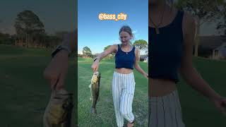 Trying the powerbait worms basscity bassfishing bigmoney fish powerbait fishtube [upl. by Nelyaw323]