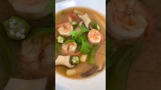 Thai Tom Yum Soup 🍲shorts [upl. by Buyers]