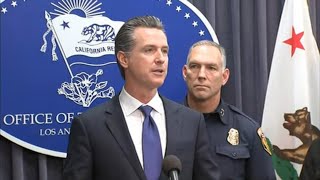 PGampE Power Shutoffs Gov Gavin Newsom provides update on California power outages  RAW [upl. by Jr]