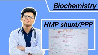 HMP shunt Pentose phosphate pathway [upl. by Titania]