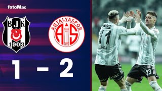 Beşiktaş 12 Antalyaspor  Maç Özeti  Önemli Kareler [upl. by Zuliram]