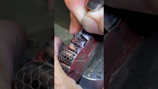 Setting A VVS Moissanite Jumbo Grillz  MOISSANITEBAZAARCOM [upl. by Sivel]