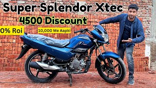 Hero Super Splendor Xtec New Model 2024 Price Features Mileage Diwali Offer Finance Offer DP amp Emi [upl. by Angell]