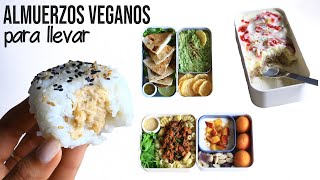 UNA SEMANA DE ALMUERZOS PARA LLEVAR  Vegano amp Saludable [upl. by Ahsinrev852]