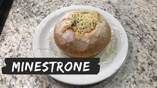 Minestrone Servido Com Pão Italiano  Usei os Ingredientes da Minha Preferência  Delícias da Eleni [upl. by Pirnot]