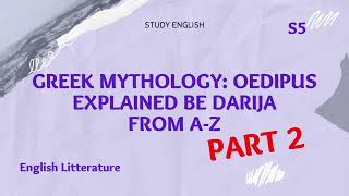 Oedipus the king explained in Darija  Greek Mythology Part 2  S5 [upl. by Rimhsak]