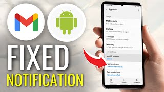 How to Fix Gmail Notifications Not Working on Android  Full Guide [upl. by Annoyk369]