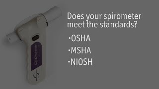 Spirometer Compliance With ATS Standards [upl. by Dressel397]