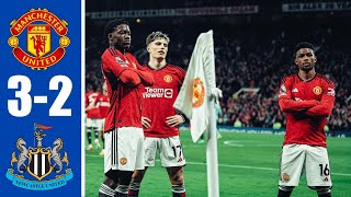 🔴 Man United vs Newcastle HIGHLIGHTS 32 Hojlund goal Amad Diallo goal Kobbie Mainoo goal [upl. by Einnor]