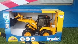 BRUDER NEWS 2015  2454 JCB 5CX ECO EXCAVATOR unwrapping [upl. by Aneahs]