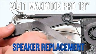 2011 Macbook Pro 13quot A1278 Speakers Replacement [upl. by Akiehsal]