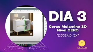 Curso Gratuito Melamina 3D 2024  Mi primer Mueble Melamina Clase 3 [upl. by Yrok]