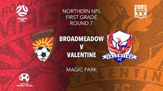 2019 NPL Northern NSW u20s and 1st Grade  Round 7  Broadmeadow Magic FC v Valentine Phoenix FC [upl. by Ronen448]