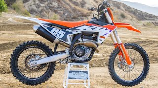 2023 KTM 250SXF TESTED  Motocross Action Magazine [upl. by Anelaf]