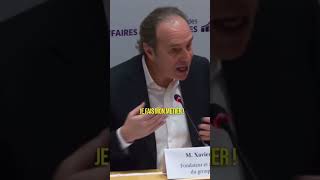 Comment Xavier Niel l’a éteint 🔥😳 shortvideo free macron lepen lfi rn [upl. by Ebneter]