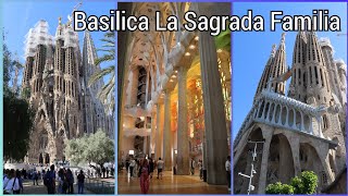 La Sagrada Familia Barcelona Tour  Walking tour inside the famous Basilica  4K Barcelona Spain [upl. by Catt]