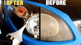 How To Restore Headlights PERMANENTLY  Headlight Atomizing Cup [upl. by Lothaire330]