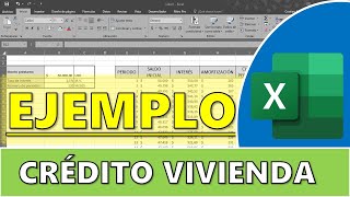 Crédito Hipotecario Ejemplo simulación [upl. by Demmy]