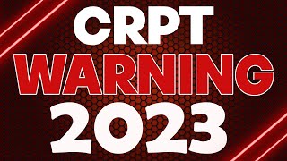 CRYPTERIUM EMERGENCY NEWS FASTER BEFORE THIS HAPPENS  CRPT PRICE PREDICTION 2023 [upl. by Jacoby109]