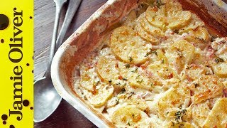 Jamies Quick Potato Dauphinoise [upl. by Jt152]