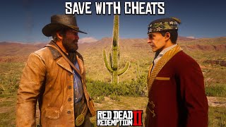 How to Save with Cheats  RDR2 [upl. by Anitap869]