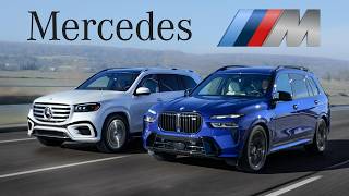 2024 BMW X7 vs Mercedes GLS Review  150000 Luxury SUV Battle [upl. by Enelrak]