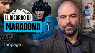 Roberto Saviano racconta Diego Maradona E la quotveraquot tomba di D10S ai Quartieri Spagnoli [upl. by Lichtenfeld936]