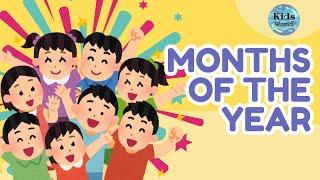 12 Months of the Year  Months of the Year Song  Kids Song  Nursery Rhymes [upl. by Zemaj232]